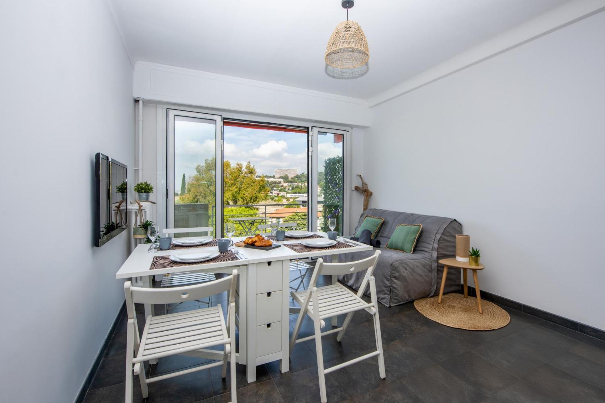 Appartement Vue Mer Cagnes-sur-Mer Buitenkant foto
