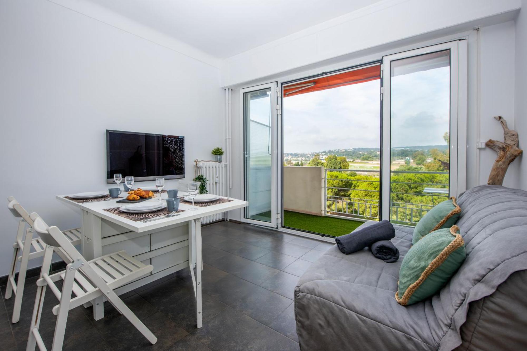 Appartement Vue Mer Cagnes-sur-Mer Buitenkant foto