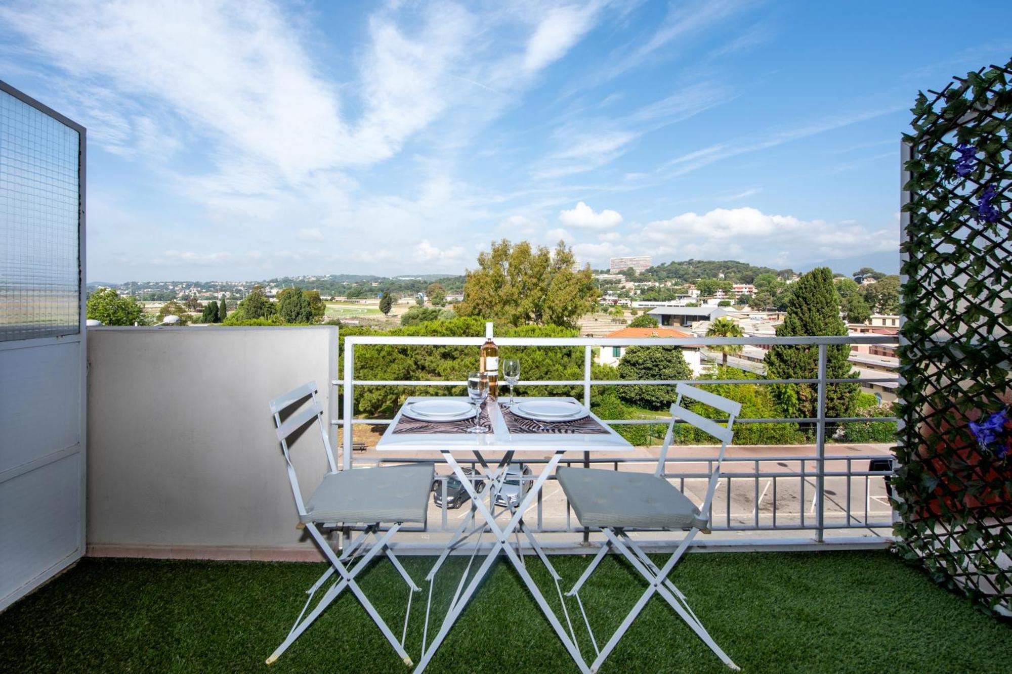 Appartement Vue Mer Cagnes-sur-Mer Buitenkant foto