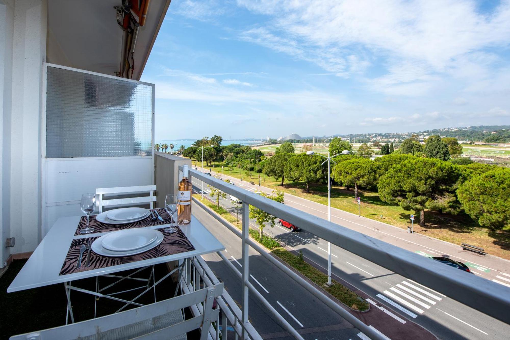 Appartement Vue Mer Cagnes-sur-Mer Buitenkant foto