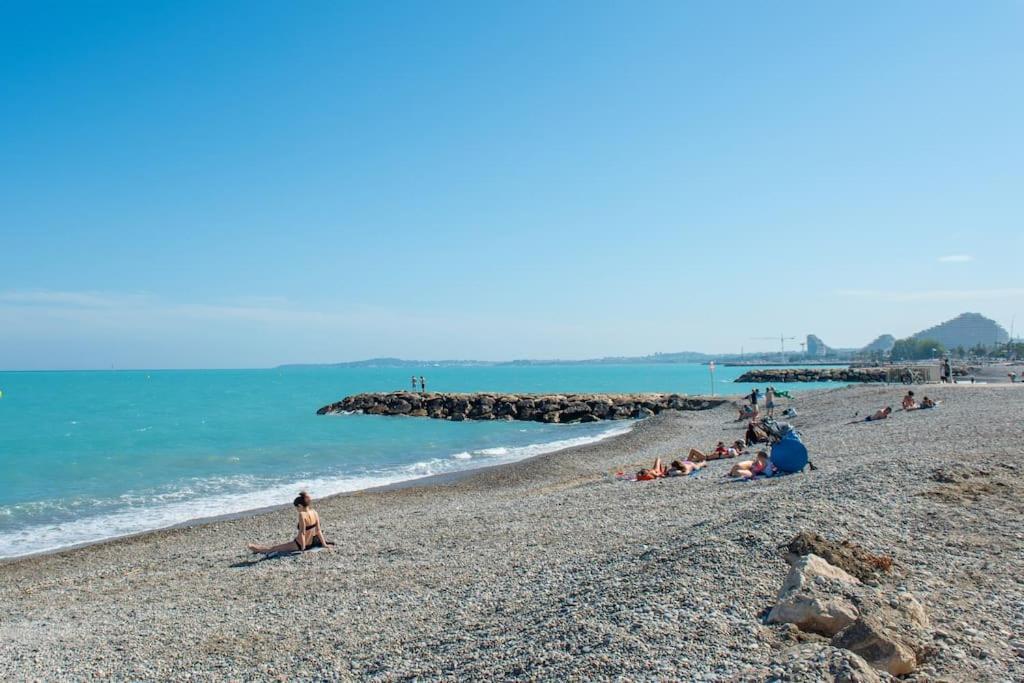 Appartement Vue Mer Cagnes-sur-Mer Buitenkant foto